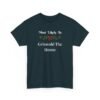 16924887931888270820_2048.jpeg Unisex t-shirt from Twisted Angell with the sarcastic phrase “Most Likely To Griswold The House” printed on the front.