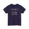 16980992303245902845_2048.jpeg Unisex t-shirt from Twisted Angell with the sarcastic phrase “Most Likely To Flirt With Mrs. Claus” printed on the front.