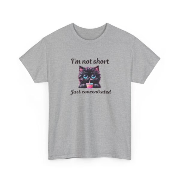 17059839819706905275_2048-1.jpeg Unisex t-shirt from Twisted Angell with the sarcastic phrase “I'm Not Short, Just Concentrated” printed on the front.