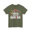 Unisex t-shirt from Twisted Angell with the sarcastic phrase “I Love Toys That Go Brrrr” printed on the front.