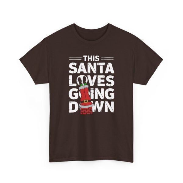 17312722015523934042_2048.jpeg Unisex t-shirt from Twisted Angell with the sarcastic phrase “This Santa Loves Going Down” printed on the front.