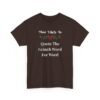 Unisex t-shirt from Twisted Angell with the sarcastic phrase “Most Likely To Quote The Grinch Word For Word” printed on the front.