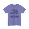 Unisex t-shirt from Twisted Angell with the sarcastic phrase “I'm Actually Not Funny, I Am Just Mean & People Think I Must Be Joking” printed on the front.