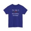 Unisex t-shirt from Twisted Angell with the sarcastic phrase “Most Likely To Wait All Day For Santa” printed on the front.