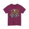 Unisex t-shirt from Twisted Angell with the sarcastic phrase “Santa on a Motorcycle” printed on the front.