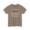 Unisex t-shirt from Twisted Angell with the sarcastic phrase “Most Likely To Pretend They're Jewish Just To Avoid It All” printed on the front.