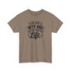Unisex t-shirt from Twisted Angell with the sarcastic phrase “I'm Just WTF-ing My Way Through Life” printed on the front.