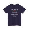 17597514179022208759_2048.jpeg Unisex t-shirt from Twisted Angell with the sarcastic phrase “Most Likely To Forget The Zoom Secret Santa” printed on the front.