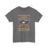 Unisex t-shirt from Twisted Angell with the sarcastic phrase “I'm A Grumpy Old Army Veteran, My Level Of Sarcasm Depends On Your Level Of Stupidity” printed on the front.