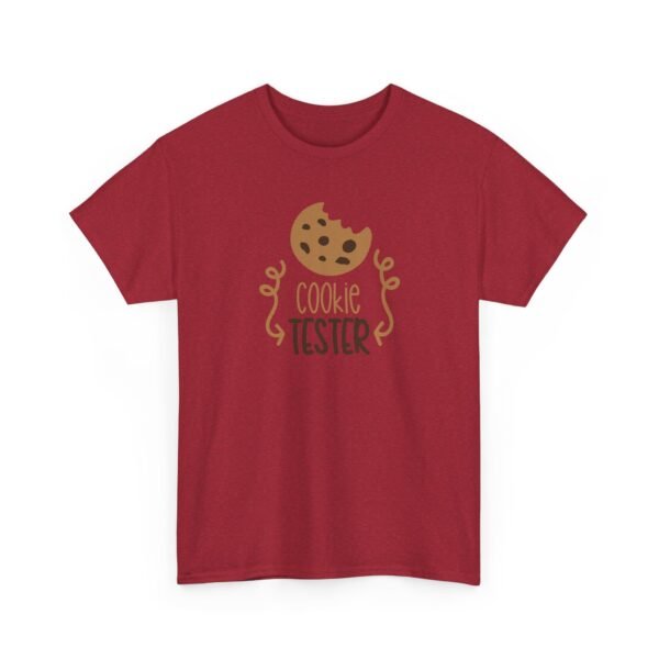 17723494882912786108_2048-1.jpeg Unisex t-shirt from Twisted Angell with the sarcastic phrase “Cookie Tester” printed on the front.