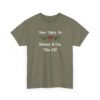 Unisex t-shirt from Twisted Angell with the sarcastic phrase “Most Likely To Blame It On The Elf” printed on the front.