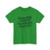 Unisex t-shirt from Twisted Angell with the sarcastic phrase “Productivity in progress... Procrastination. Hard to tell” printed on the front.