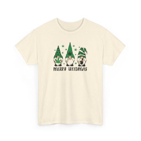 179015065019912793_2048.jpeg Unisex t-shirt from Twisted Angell with the sarcastic phrase “Merry Weedmas” printed on the front.