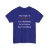 17906442201421311219_2048.jpeg Unisex t-shirt from Twisted Angell with the sarcastic phrase “Most Likely To Use Christmas As An Excuse” printed on the front.