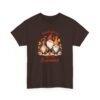 Unisex t-shirt from Twisted Angell with the sarcastic phrase “Thanksgiving With My Gnomies” printed on the front.
