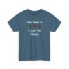 18003836169092782171_2048.jpeg Unisex t-shirt from Twisted Angell with the sarcastic phrase “Most Likely To Crash The Sleigh” printed on the front.