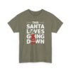 18023603648581557373_2048.jpeg Unisex t-shirt from Twisted Angell with the sarcastic phrase “This Santa Loves Going Down” printed on the front.