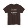Unisex t-shirt from Twisted Angell with the sarcastic phrase “Most Likely to Be Making TikToks” printed on the front.