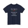 18060178866213496146_2048.jpeg Unisex t-shirt from Twisted Angell with the sarcastic phrase “Most Likely to Threaten to Cancel Christmas” printed on the front.