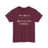 Unisex t-shirt from Twisted Angell with the sarcastic phrase “Most Likely To Slip On Ice With Confidence” printed on the front.