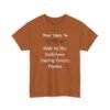 Unisex t-shirt from Twisted Angell with the sarcastic phrase “Most Likely To Hide In The Bathroom During Family Photos” printed on the front.