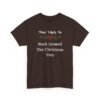 18303492776799604930_2048.jpeg Unisex t-shirt from Twisted Angell with the sarcastic phrase “Most Likely To Rock Around The Christmas Tree” printed on the front.