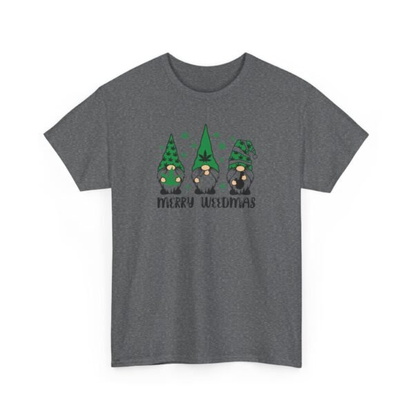 18356807435381338259_2048.jpeg Unisex t-shirt from Twisted Angell with the sarcastic phrase “Merry Weedmas” printed on the front.