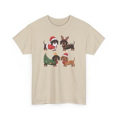 18439974463685134231_2048-1.jpeg Unisex t-shirt from Twisted Angell with the sarcastic phrase “Festive Dachshunds” printed on the front.