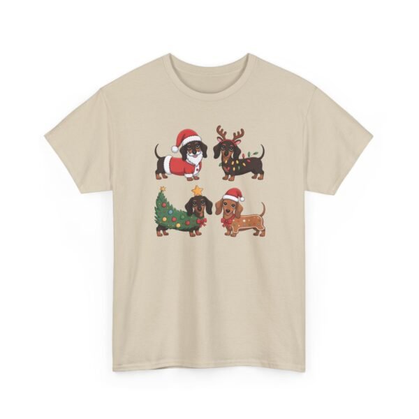 18439974463685134231_2048-1.jpeg Unisex t-shirt from Twisted Angell with the sarcastic phrase “Festive Dachshunds” printed on the front.