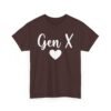 1852726904518363814_2048.jpeg Unisex t-shirt from Twisted Angell with the sarcastic phrase “Gen X Heart” printed on the front.