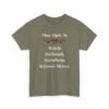 1888652157465422031_2048.jpeg Unisex t-shirt from Twisted Angell with the sarcastic phrase “Most Likely To Watch Hallmark Marathons Without Shame” printed on the front.