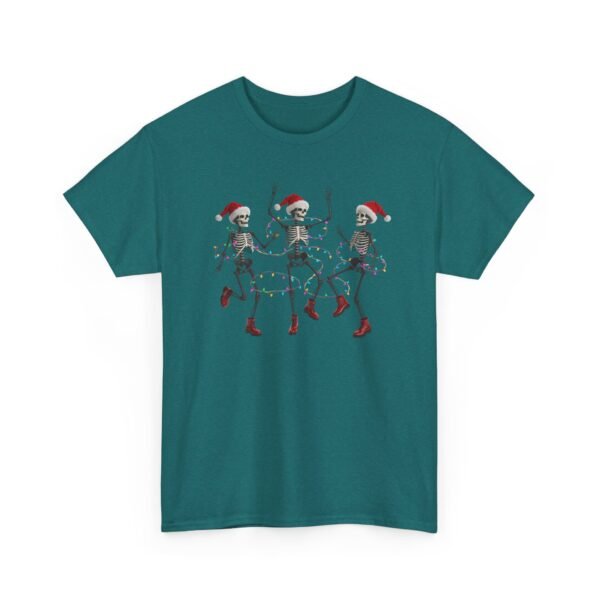 Unisex t-shirt from Twisted Angell with the sarcastic phrase “Festive Skeleton Dance” printed on the front.