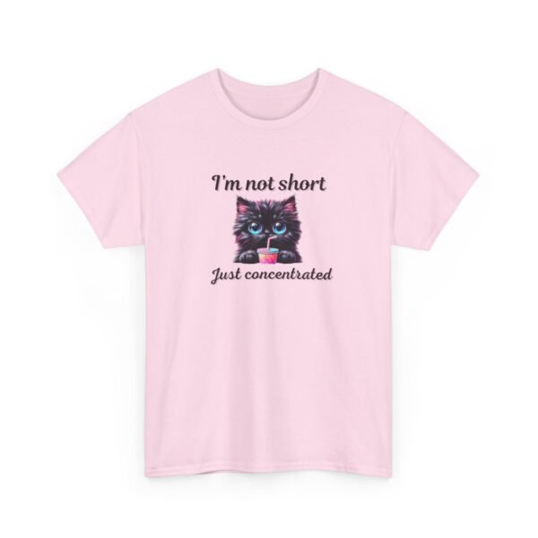 1953855847904798477_2048-1.jpeg Unisex t-shirt from Twisted Angell with the sarcastic phrase “I'm Not Short, Just Concentrated” printed on the front.