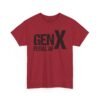 Unisex t-shirt from Twisted Angell with the sarcastic phrase “Gen X Feral AF” printed on the front.