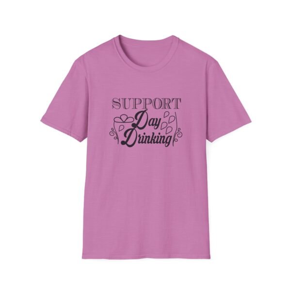 2126536579135643535_2048-1.jpeg Unisex t-shirt from Twisted Angell with the sarcastic phrase “Support Day Drinking” printed on the front.
