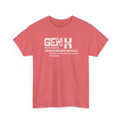 2161722721765048279_2048.jpeg Unisex t-shirt from Twisted Angell with the sarcastic phrase “Gen X Definition - Adj - Raised On Hose Water & Neglect” printed on the front.