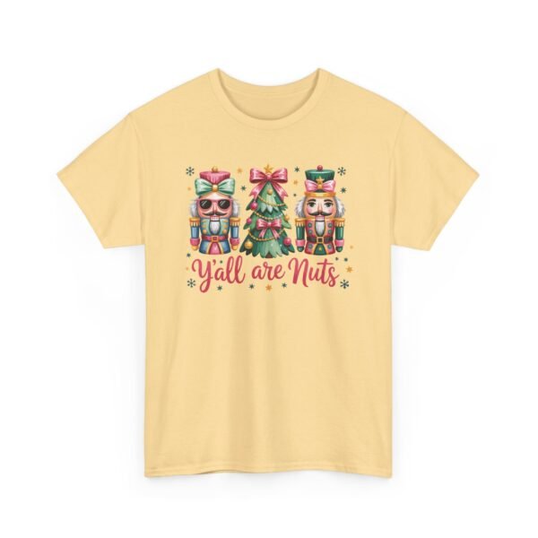 2183274481248355902_2048.jpeg Unisex t-shirt from Twisted Angell with the sarcastic phrase “Y'all are Nuts” printed on the front.