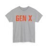 Unisex t-shirt from Twisted Angell with the sarcastic phrase “Gen X in Orange” printed on the front.