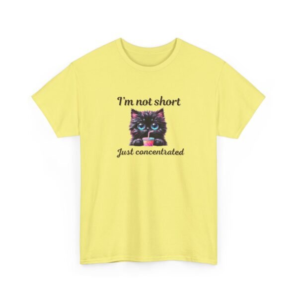 2267562155671591548_2048-1.jpeg Unisex t-shirt from Twisted Angell with the sarcastic phrase “I'm Not Short, Just Concentrated” printed on the front.
