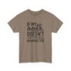 2402635756936996244_2048-1.jpeg Unisex t-shirt from Twisted Angell with the sarcastic phrase “If My Mouth Doesn't Say It, My Face Definitely Will” printed on the front.