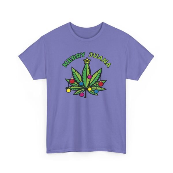 2494044503322845326_2048.jpeg Unisex t-shirt from Twisted Angell with the sarcastic phrase “Merry Juana” printed on the front.