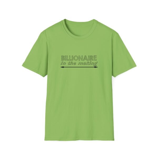 2555309647674245051_2048-1.jpeg Unisex t-shirt from Twisted Angell with the sarcastic phrase “Billionaire in the Making” printed on the front.