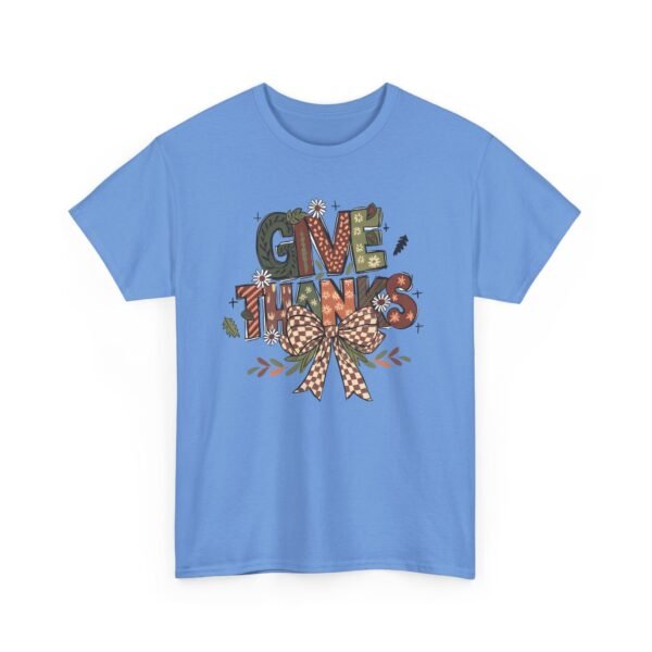 Unisex t-shirt from Twisted Angell with the sarcastic phrase “Give Thanks” printed on the front.
