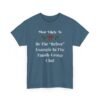 Unisex t-shirt from Twisted Angell with the sarcastic phrase “Most Likely To Be The “Before” Example In The Family Group Chat” printed on the front.