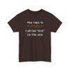 2790731954262271424_2048.jpeg Unisex t-shirt from Twisted Angell with the sarcastic phrase “Most Likely To Call Out 'Sick' On The 26th” printed on the front.