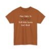 2814282506599149193_2048.jpeg Unisex t-shirt from Twisted Angell with the sarcastic phrase “Most Likely to Tell Kids Santa Isn't Real” printed on the front.