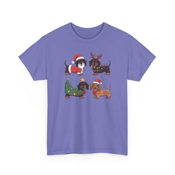 2898318756151664273_2048.jpeg Unisex t-shirt from Twisted Angell with the sarcastic phrase “Festive Dachshunds” printed on the front.