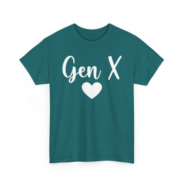 2903791186605145762_2048.jpeg Unisex t-shirt from Twisted Angell with the sarcastic phrase “Gen X Heart” printed on the front.