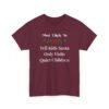 Unisex t-shirt from Twisted Angell with the sarcastic phrase “Most Likely To Tell Kids Santa Only Visits Quiet Children” printed on the front.