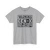 2999356392245305094_2048.jpeg Unisex t-shirt from Twisted Angell with the sarcastic phrase “Gen-X Warning - Zero Tolerance for Bullsh*t” printed on the front.